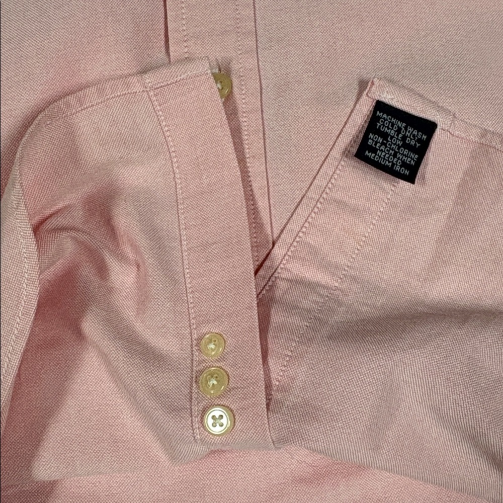 Polo Ralph Lauren Boy's Cotton Oxford Shirt Pink Size 7 Pony Preppy Classic - Picture 9 of 9